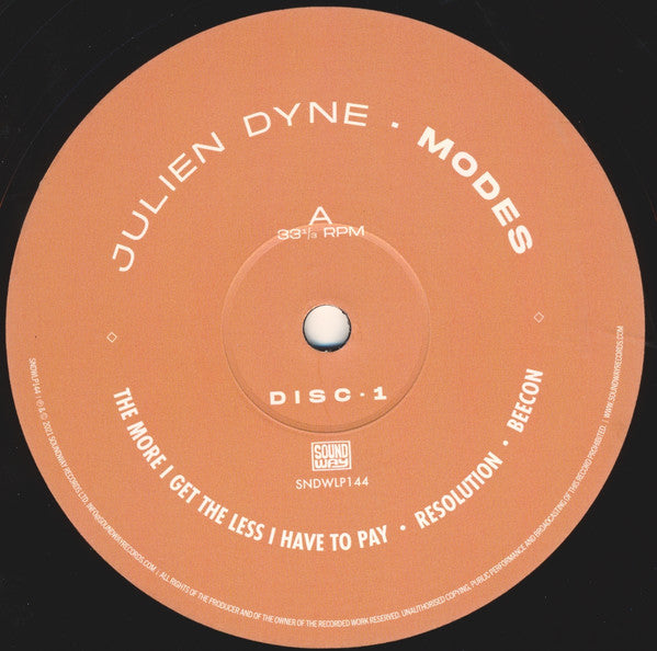 Julien Dyne Modes Soundway 2xLP, Album Mint (M) Mint (M)