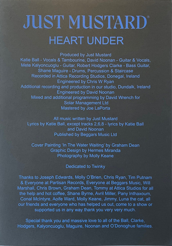 Just Mustard - Heart Under | Mint (M) Mint (M) - ALT/INDIE *COLOR*