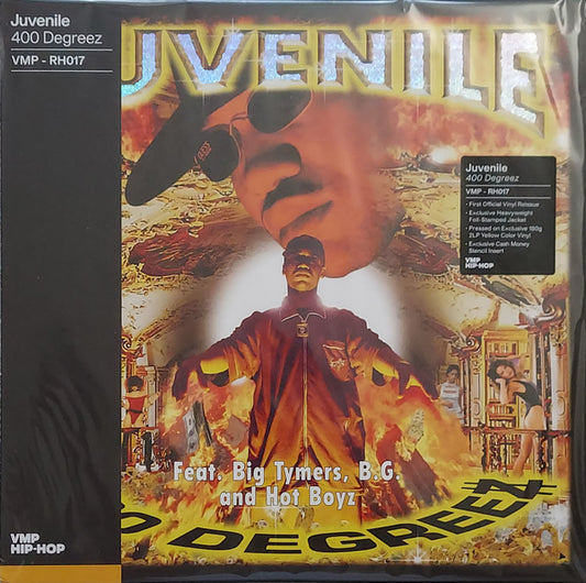 Juvenile (2) 400 Degreez Cash Money Records, Universal Music Special Markets, Republic Records 2xLP, Album, Club, Ltd, RE, RP, Yel Mint (M) Mint (M)