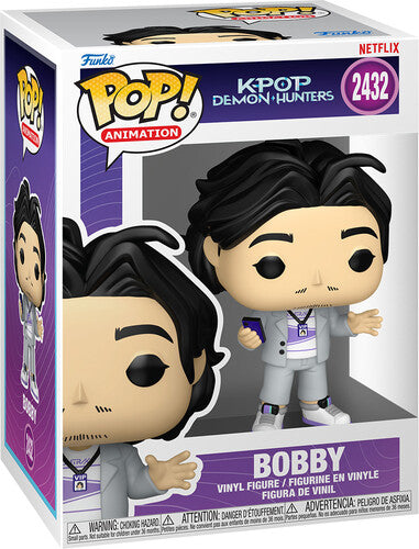 K-Pop Demon Hunters - Funko POP! Anime: KPop Demon Hunters - Bobby (KPDH) (Vinyl Figure, Collectible) |