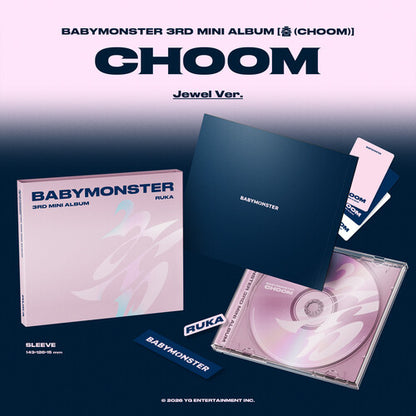 BABYMONSTER - (PRESALE 5/8/26) Choom / Choom (POSTER STICKER CD) | Mint (M) Mint (M) - K-POP *NEW*