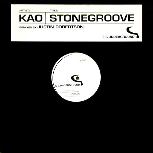 Kao Stonegroove E.B. Underground 12" Near Mint (NM or M-) Near Mint (NM or M-)