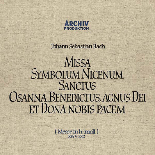 Karl Richter/Münchener Bach-Orchester - Bach: Mass in B Minor, BWV 232 (The Original Source Series) (Limited, 180G) [3LP] |