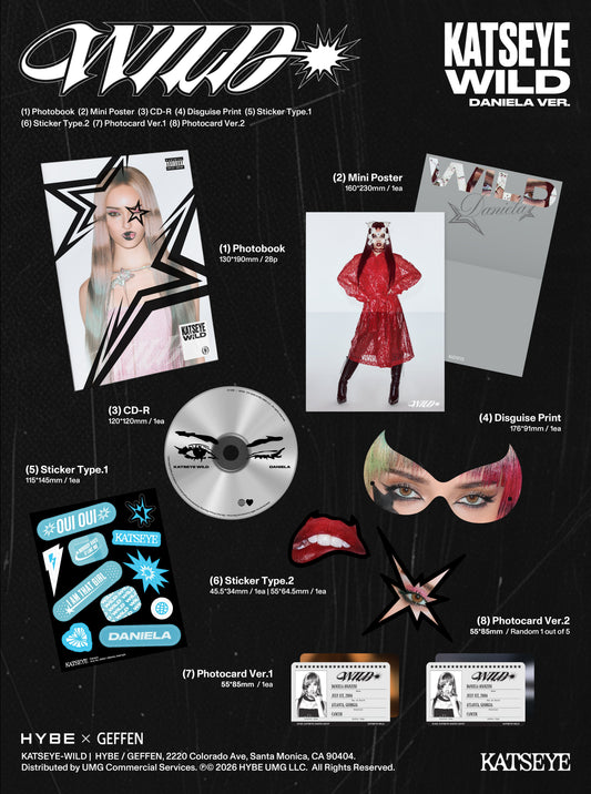 KATSEYE - WILD (Daniela Ver.) [CD] |