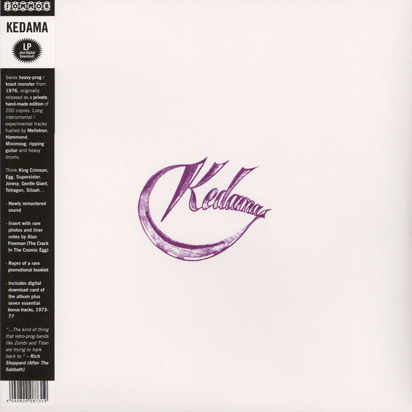 Kedama - Live At Sunrise Studios (VINYL LP) | NEW Mint (M) Mint (M) - ROCK *SEALED*