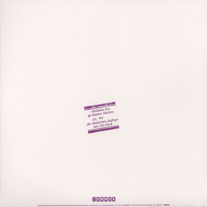 Kedama - Live At Sunrise Studios (VINYL LP) | NEW Mint (M) Mint (M) - ROCK *SEALED*