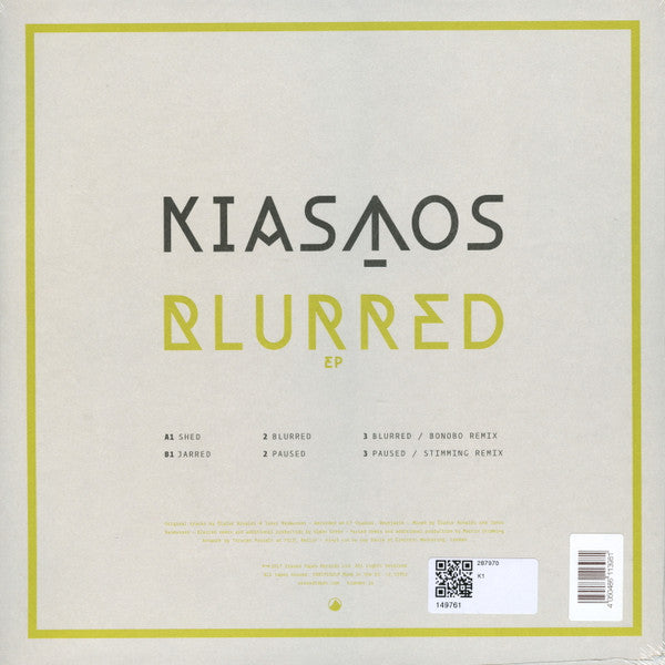 Blurred EP | Mint (M) Mint (M) - TECHNO/DEEP *SEALED*