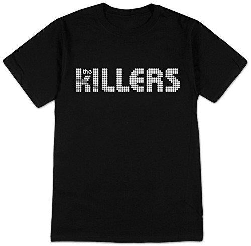 Men'S Killers White Logo Shirt, Black, Large |