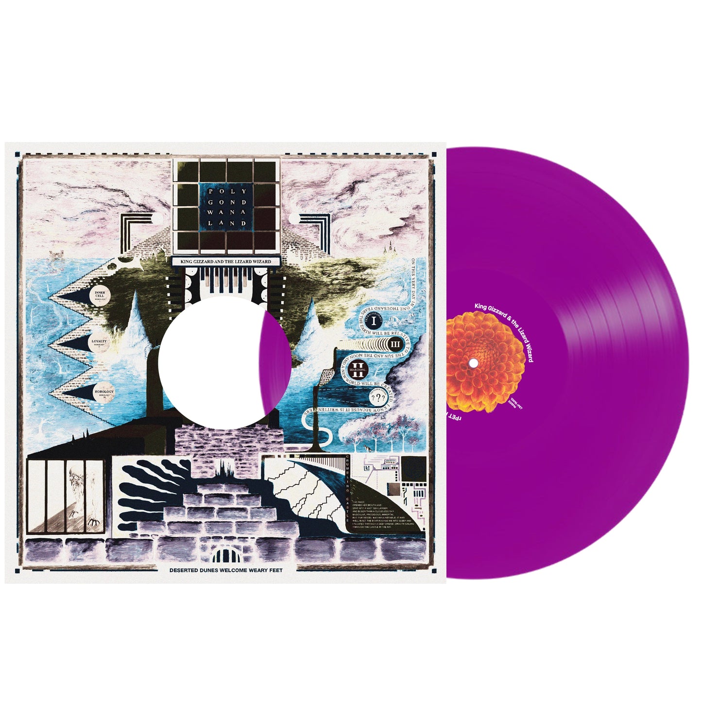 King Gizzard & The Lizard Wizard - Polygondwanaland (180 Gram Translucent Purple VINYL) | - ROCK *NEW/COLOR*