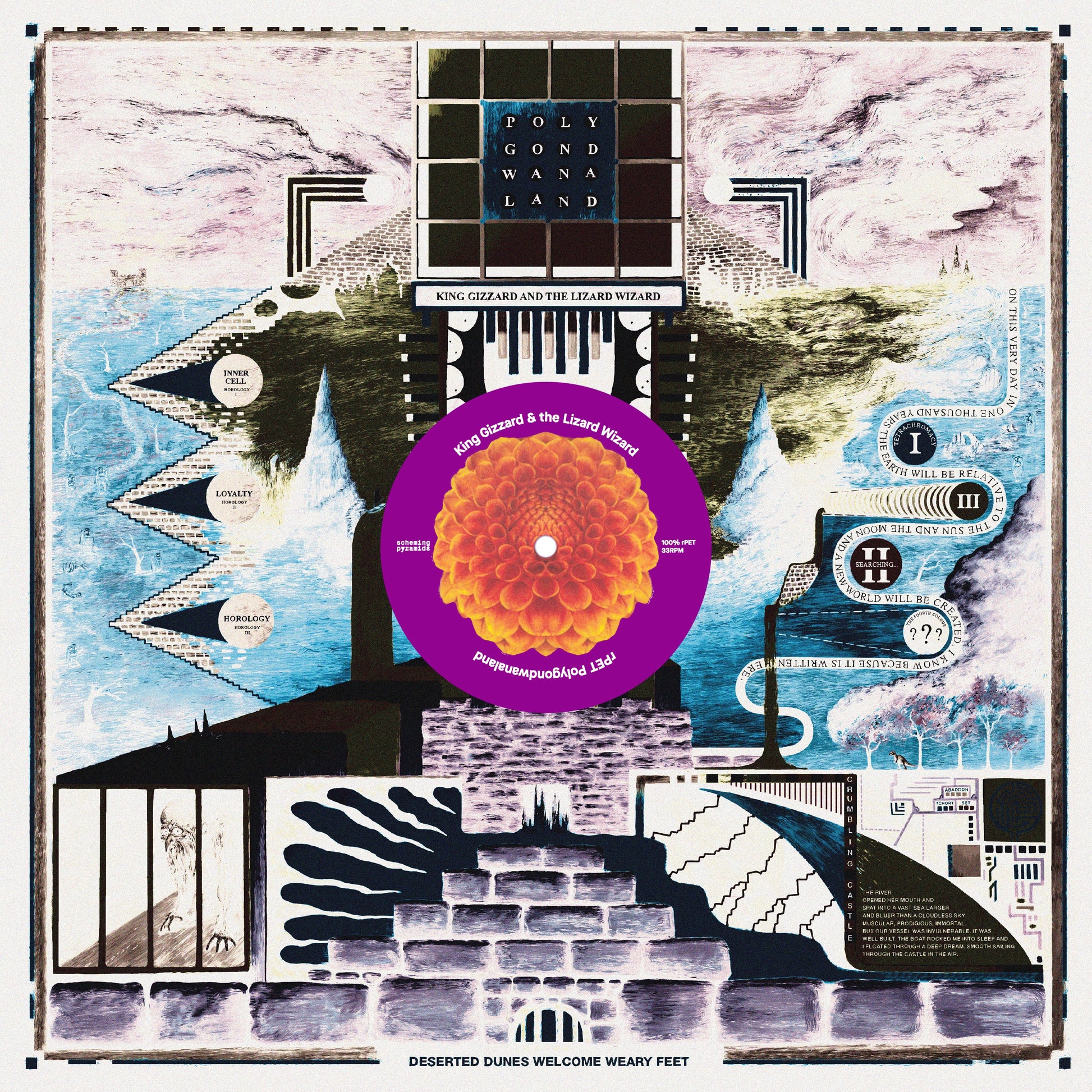 King Gizzard & The Lizard Wizard - Polygondwanaland (180 Gram Translucent Purple VINYL) | - ROCK *NEW/COLOR*