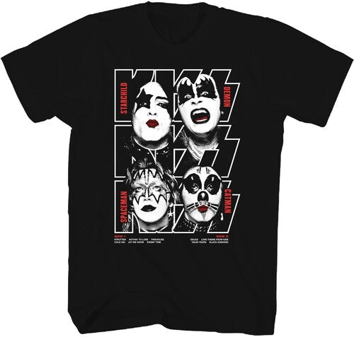 Kiss - Debut Album Cover T-Shirt - Black |