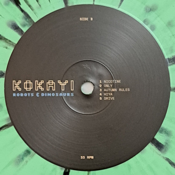 Kokayi Robots & Dinosaurs Vinyl Me, Please LP, Album, Ltd, Num, RE, Gre + LP, S/Sided, Scr Mint (M) Mint (M)