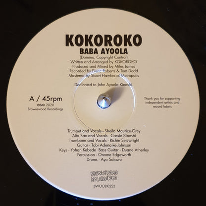 Carry Me Home / Baba Ayoola (VINYL) | Mint (M) Mint (M)