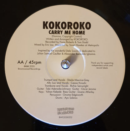 Carry Me Home / Baba Ayoola (VINYL) | Mint (M) Mint (M)