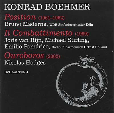 Konrad BoehmerPosition/Il Combattimento/Ouroboros |