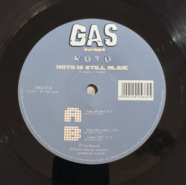 Koto Is Still Alive | Very Good Plus (VG+) Generic - TRANCE / USED *VERY GOOD++*