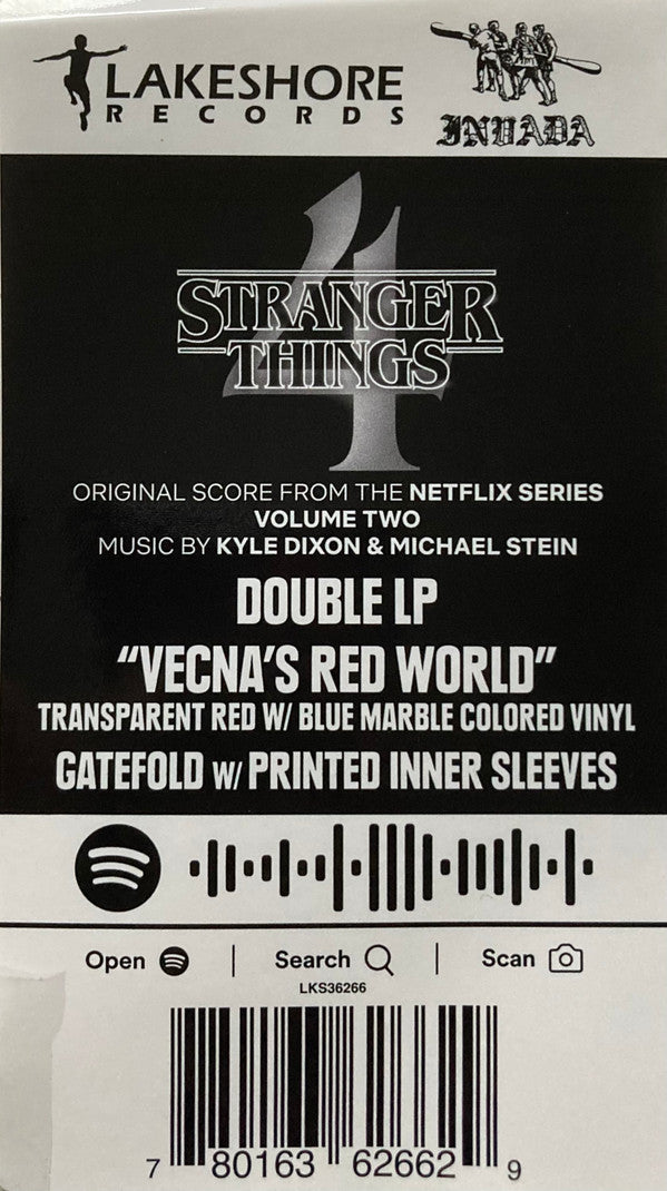 Stranger Things 4 · Volume Two (Original Score From The Netflix Series) | Mint (M) Mint (M) - SOUNDTRACK *COLOR*