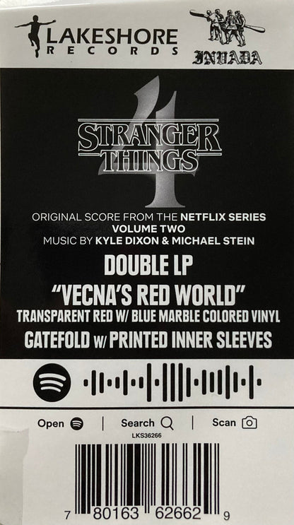 Stranger Things 4 · Volume Two (Original Score From The Netflix Series) | Mint (M) Mint (M) - SOUNDTRACK *COLOR*