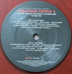 Kyle Dixon (2) & Michael Stein (9) Stranger Things 4 · Volume Two (Original Score From The Netflix Series) Lakeshore Records, Invada, Netflix 2xLP, Album, Red Mint (M) Mint (M)