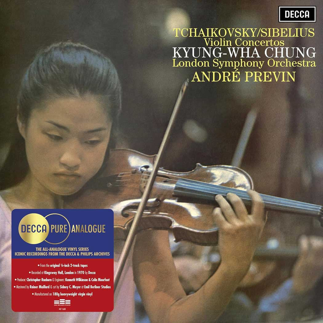 Kyung Wha Chung/London Symphony Orchestra/André Pr - Tchaikovsky & Sibelius Violin Concertos (Decca Pure Analogue Series) (Limited, 180G) [LP] |