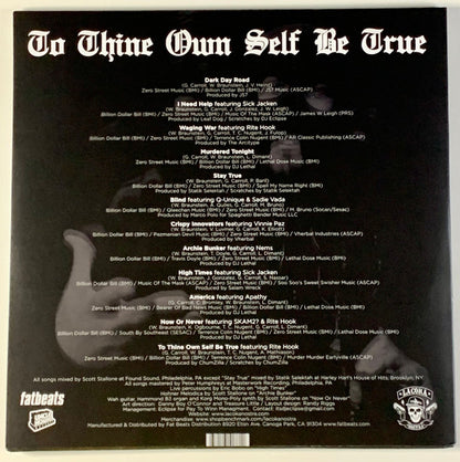 To Thine Own Self Be True | Mint (M) Mint (M) - HIP HOP/RAP