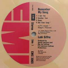 Labi Siffre Remember My Song EMI, EMI LP, Album, Club, Ltd, Num, RE, Yel Mint (M) Mint (M)