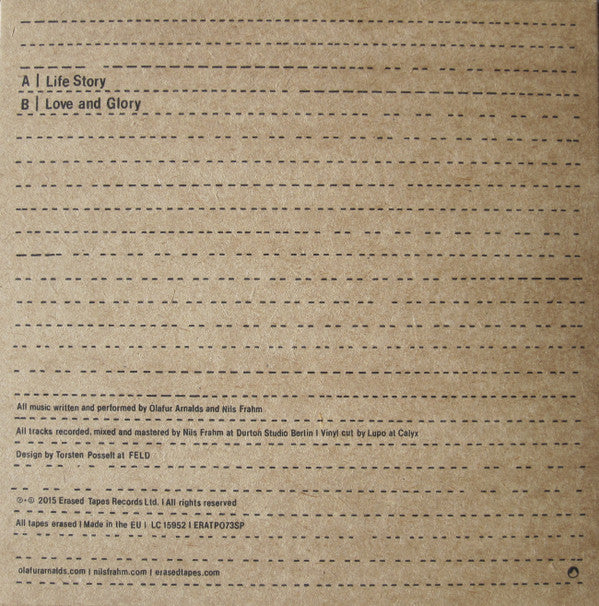 Life Story Love And Glory | Mint (M) Mint (M) - AMBIENT *NEW/7"*