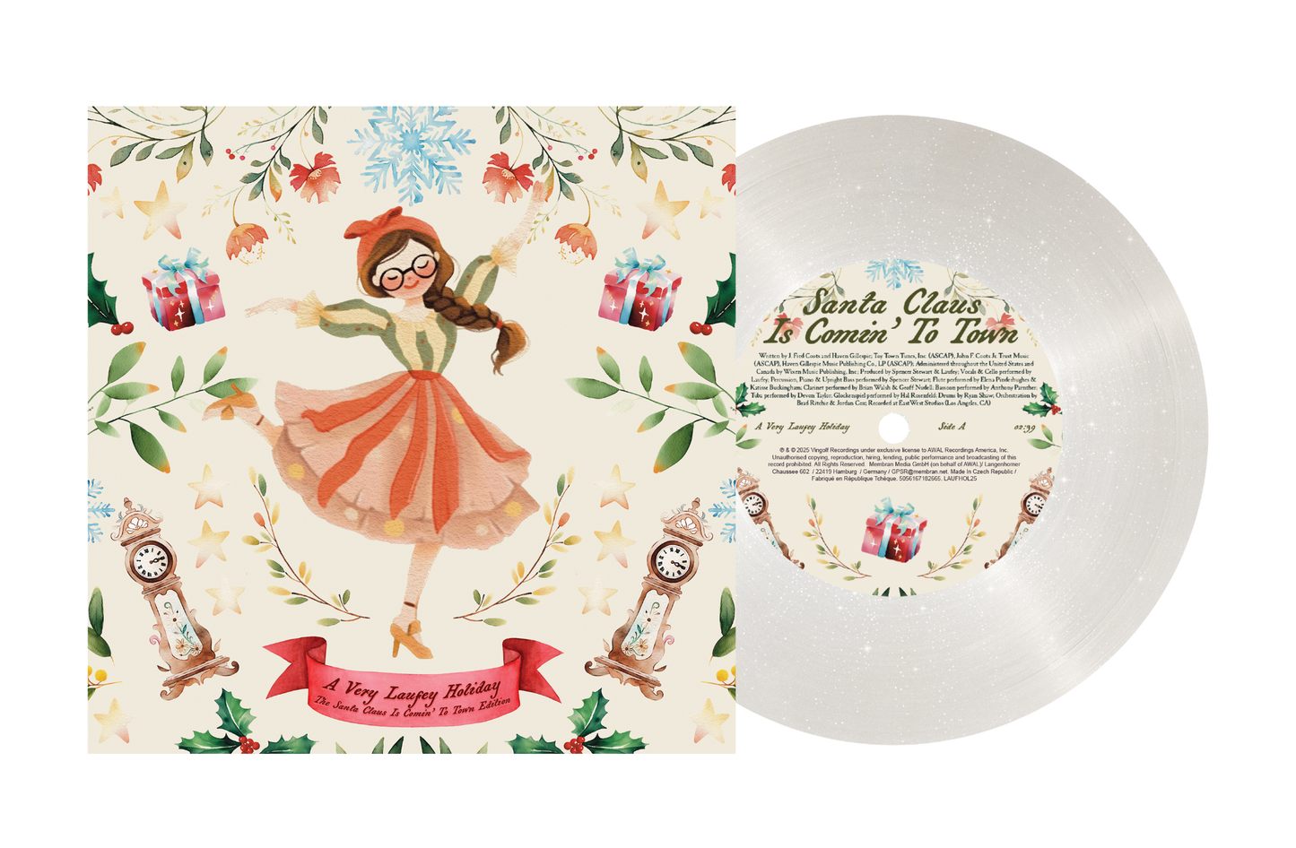 A Very Laufey Holiday: The Santa Claus Is Comin’ To Town Edition [Snow Globe Glitter 7'] |