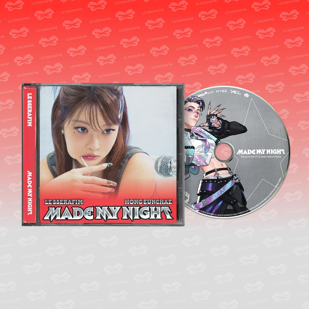 LE SSERAFIM - 2Nd Single Album "Made My Night" Single Cd [Hong Eunchae Ver.] |