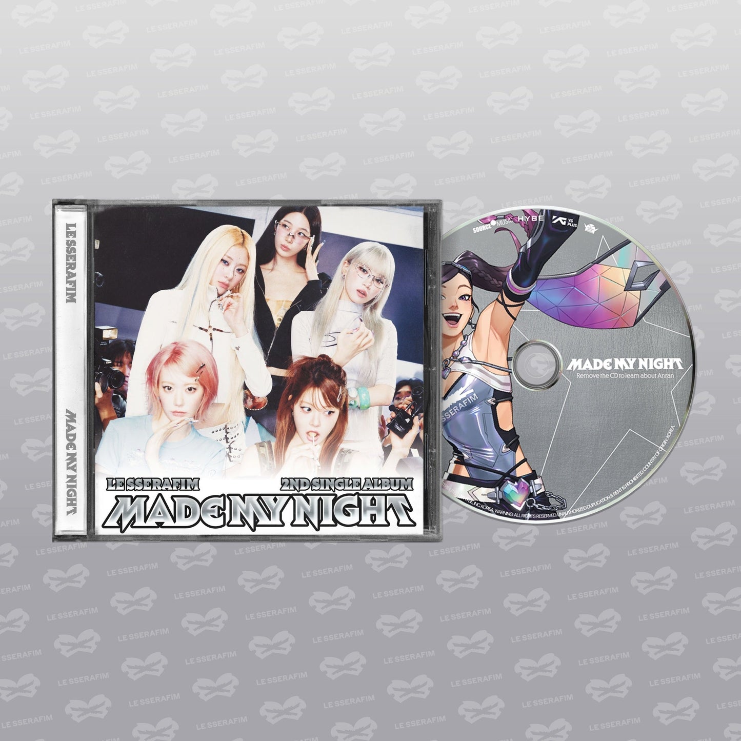 LE SSERAFIM - 2Nd Single Album "Made My Night" Single Cd [Le Sserafim Ver.] |