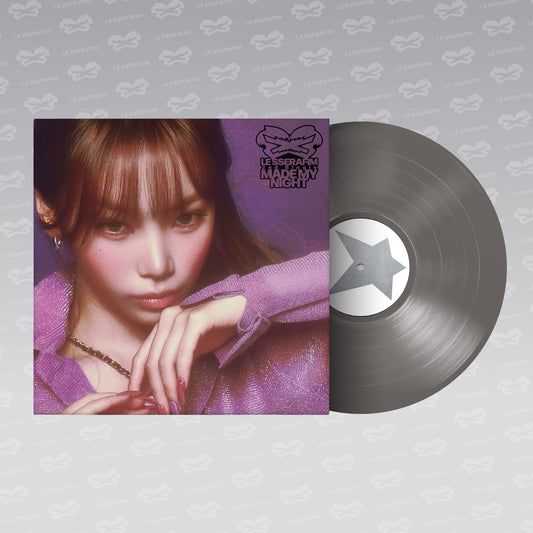 LE SSERAFIM - 2ND Single Album 'Made My Night' Vinyl [Chic Silver Ver.] |