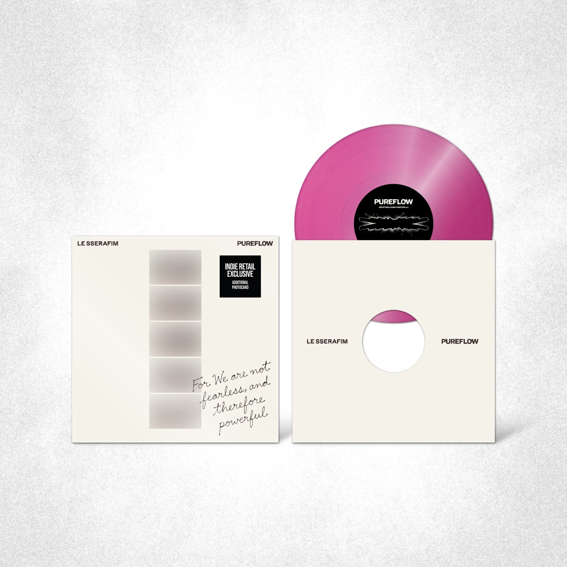 2ND Studio Album ‘Pureflow’ Pt.1 Vinyl [Hot Pink Glitter Ver.] [Indie Exclusive] |