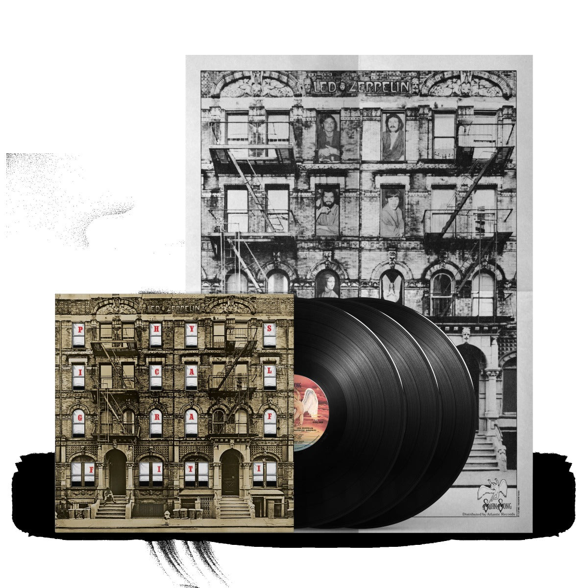 Physical Graffiti [50Th Anniversary Deluxe Edition] 3Lp Vinyl (Remastered + Poster) |