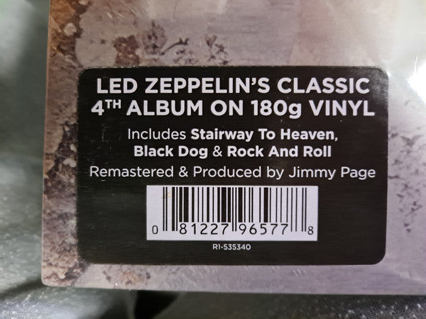 Led Zeppelin Untitled Atlantic LP, Album, RE, RM, 180 Mint (M) Mint (M)