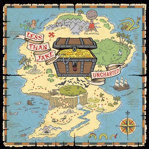 Uncharted (Indie Exclusive, Easter Yellow/Blue/Bone Tri-Stripe Colored Vinyl) |