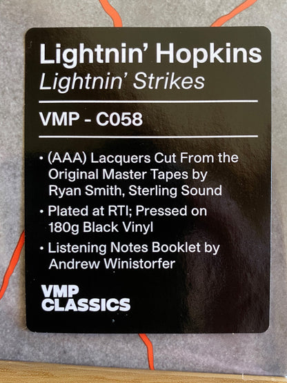 Lightnin' Hopkins - Lightnin' Strikes | Mint (M) Mint (M) - JAZZ *VMP*