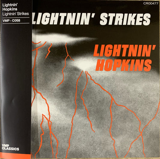 Lightnin' Hopkins Lightnin' Strikes Vee Jay Records LP, Album, Mono, Club, RE, 180 Mint (M) Mint (M)