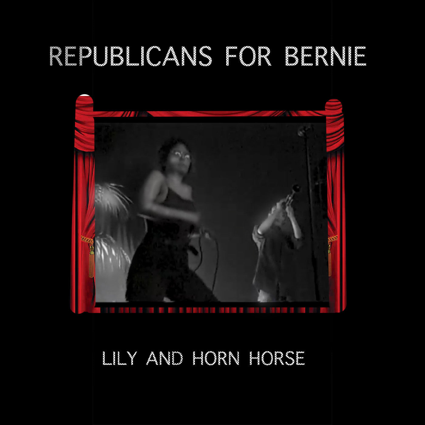 Lily and Horn Horse - Republicans For Bernie |
