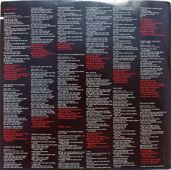 Get Closer | Near Mint (NM) Very Good Plus (VG+) - FOLK / USED *NEAR MINT*