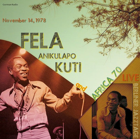 Fela Kuti Live Berliner Jazztage November 14, 1978 LP Mint (M) Mint (M)