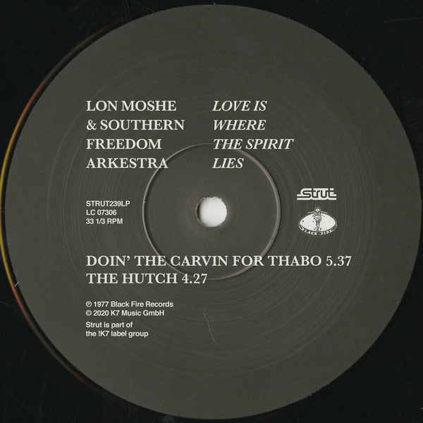 Love Is Where The Spirit Lies | Mint (M) Mint (M) - JAZZ