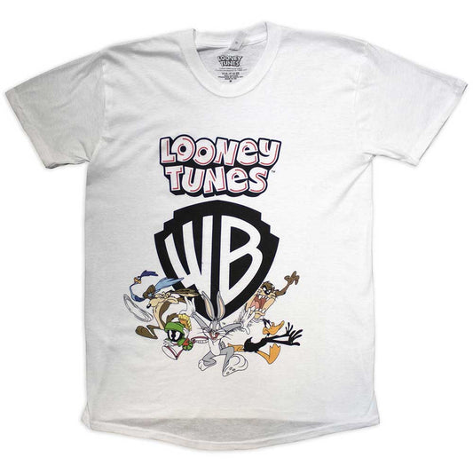 Warner Bros Shield | White