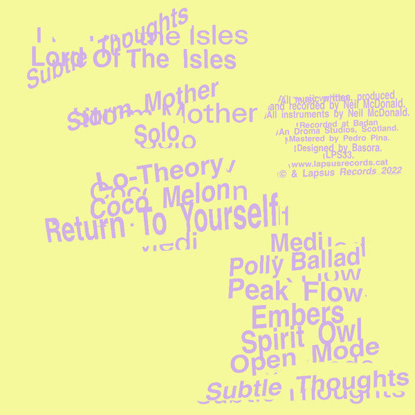 Lord Of The Isles - Subtle Thoughts | Mint (M) Mint (M) - DEEP HOUSE *SEALED*
