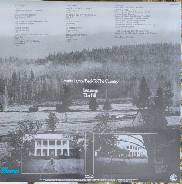 Back to the Country | Mint (M) Mint (M) - COUNTRY *SEALED/COLOR*