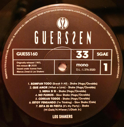 Los Shakers - Los Shakers / Break It All | Mint (M) Mint (M)