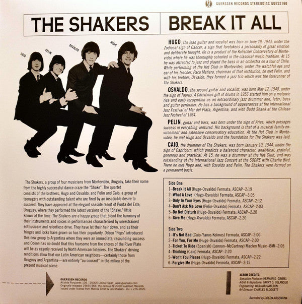 Los Shakers - Los Shakers / Break It All | Mint (M) Mint (M)