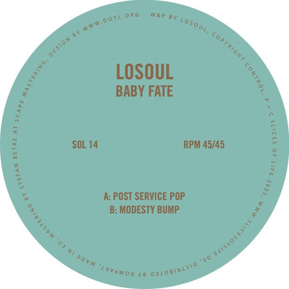 LoSoul - Baby Fate (VINYL 12" Slices Of Life SOL14 2025) | - MINIMAL *NEW*