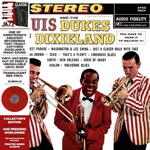 Louis Armstrong and the Dukes of Dixieland (Colored Vinyl, Deluxe Edition, Limited Edition, Red, Remastered) | Mint (M) Mint (M)