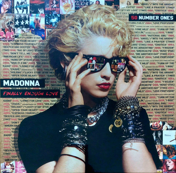 Madonna Finally Enough Love (50 Number Ones) Rhino Records (2), Warner Records, Rhino Records (2), Warner Records Box, Comp, Ltd, RM + 3xLP, Red + 3xLP, 180 Mint (M) Mint (M)