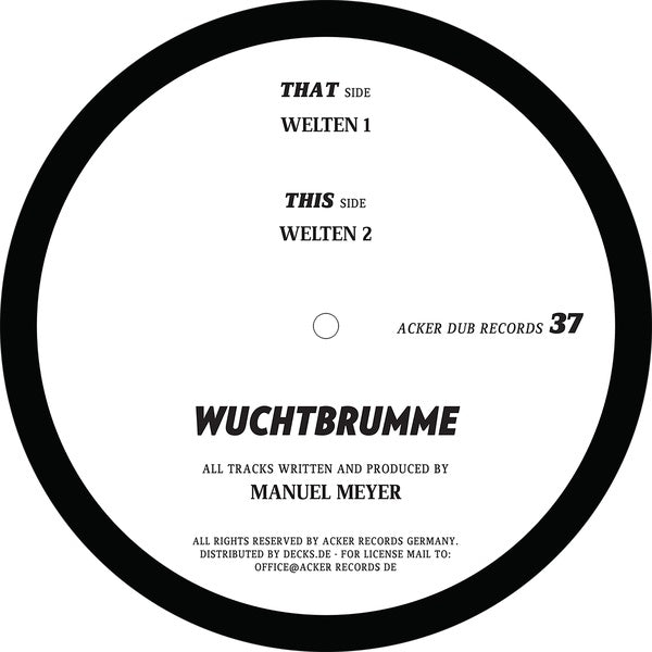 MANUEL MEYER - Wuchtbrumme |